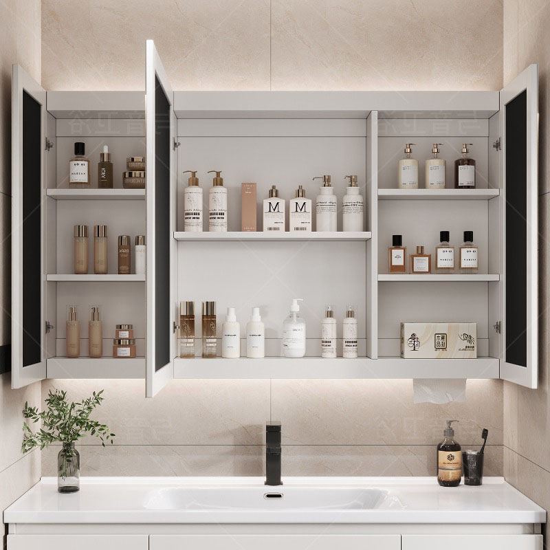 อุปกรณ์เสริมตู้ห้องน้ำ ชั้นวาง - Home Bathroom Organizer บทวิจารณ์และราคา