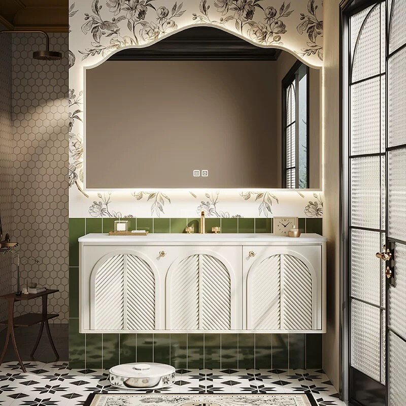 ตู้กระจกห้องน้ำกันน้ำดีไซน์ไม่ - Home Bathroom Vanity Combo บทวิจารณ์และราคา