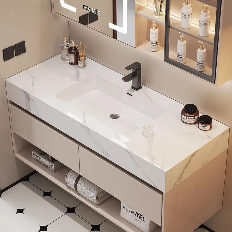 อ่างล้างหน้าห้องน้ำทันสมัยพร้อ - Home Bathroom Vanity Combo บทวิจารณ์และราคา