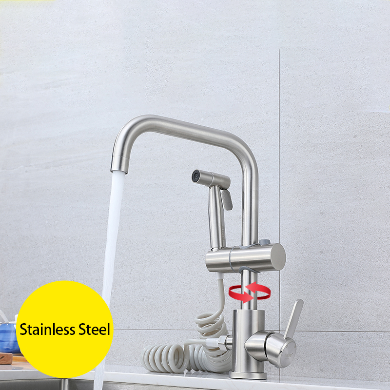ก๊อกน้ําห้องครัวสแตนเลสชุด 360 - Basin Mixer Tap บทวิจารณ์และราคา