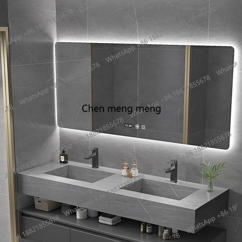ตู้เก็บของในห้องน้ำสีดำพร้อมไฟ - Home Bathroom Vanity Combo บทวิจารณ์และราคา