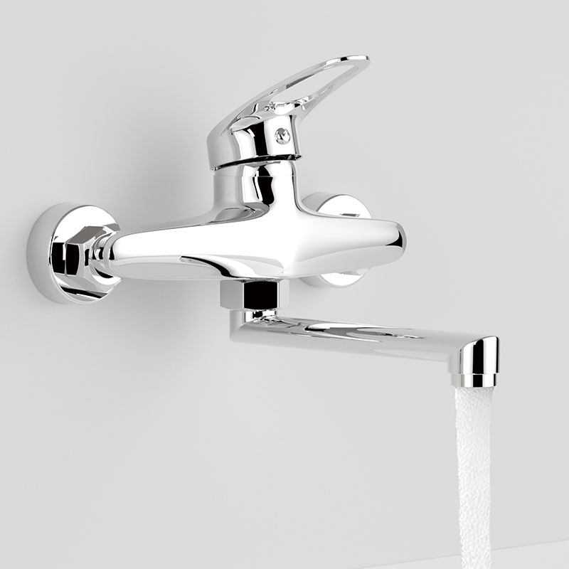 ก๊อกน้ําห้องครัวผสมติดผนังเดี่ - Basin Mixer Tap บทวิจารณ์และราคา