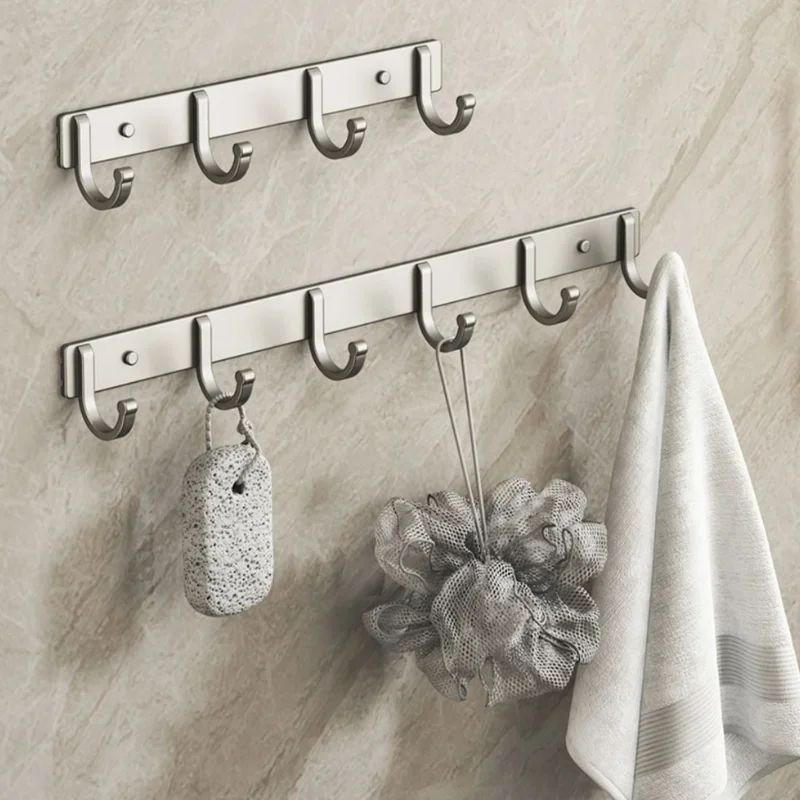 ราวแขวนติดผนังอะลูมิเนียม – ติ - Home Bathroom Organizer บทวิจารณ์และราคา