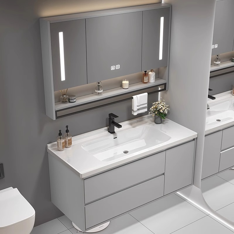 ตู้ห้องน้ำเซรามิกสไตล์วินเทจ ต - Home Bathroom Vanity Combo บทวิจารณ์และราคา