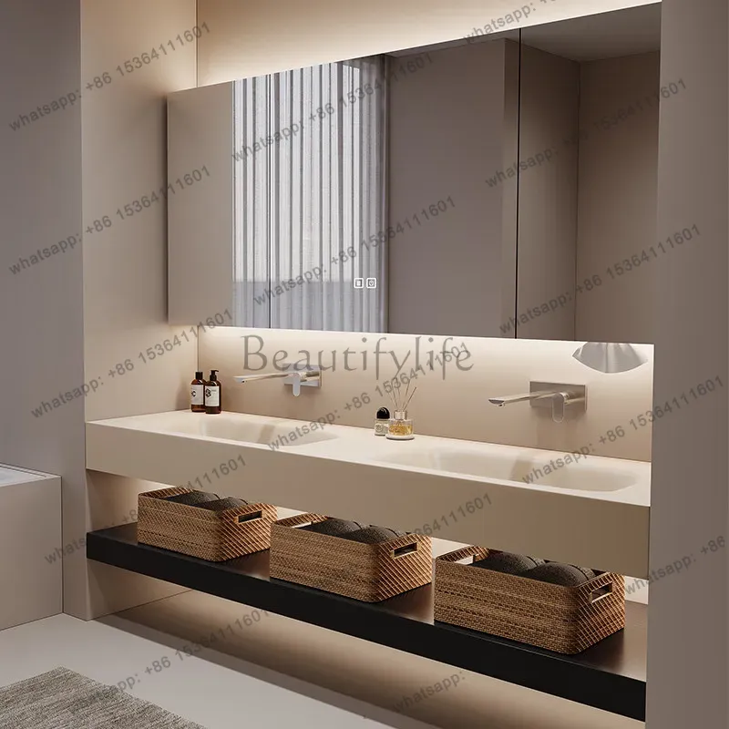 ตู้เก็บของในห้องน้ำสไตล์หรูหรา - Home Bathroom Vanity Combo บทวิจารณ์และราคา