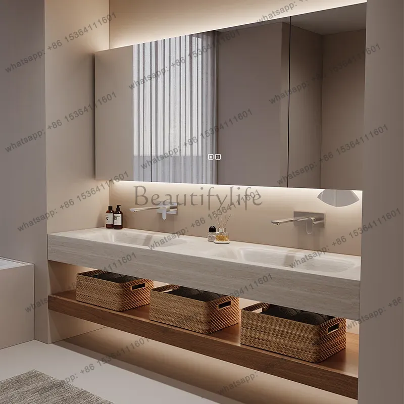 ตู้เก็บของในห้องน้ำสไตล์หรูหรา - Home Bathroom Vanity Combo บทวิจารณ์และราคา