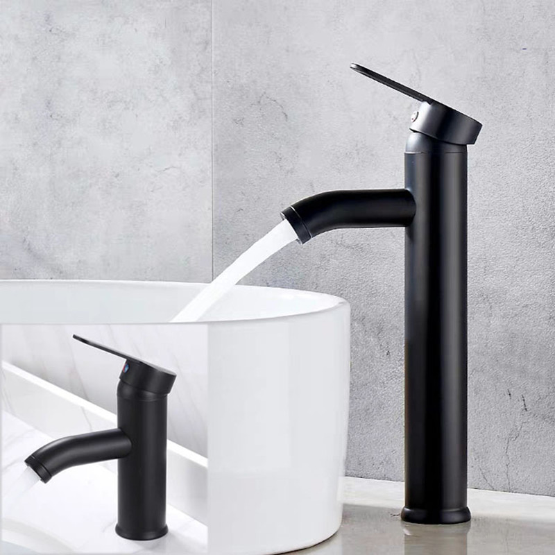 ก๊อกน้ำอ่างล้างหน้าสีดำ ก๊อกผส - Basin Mixer Tap บทวิจารณ์และราคา