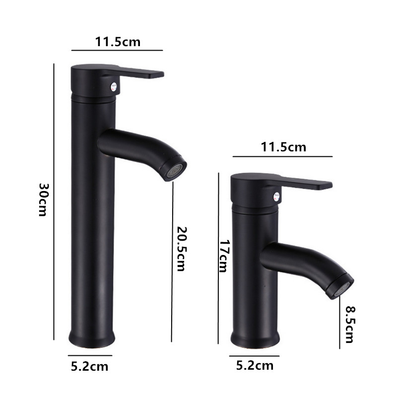 ก๊อกน้ำอ่างล้างหน้าสีดำ ก๊อกผส - Basin Mixer Tap บทวิจารณ์และราคา