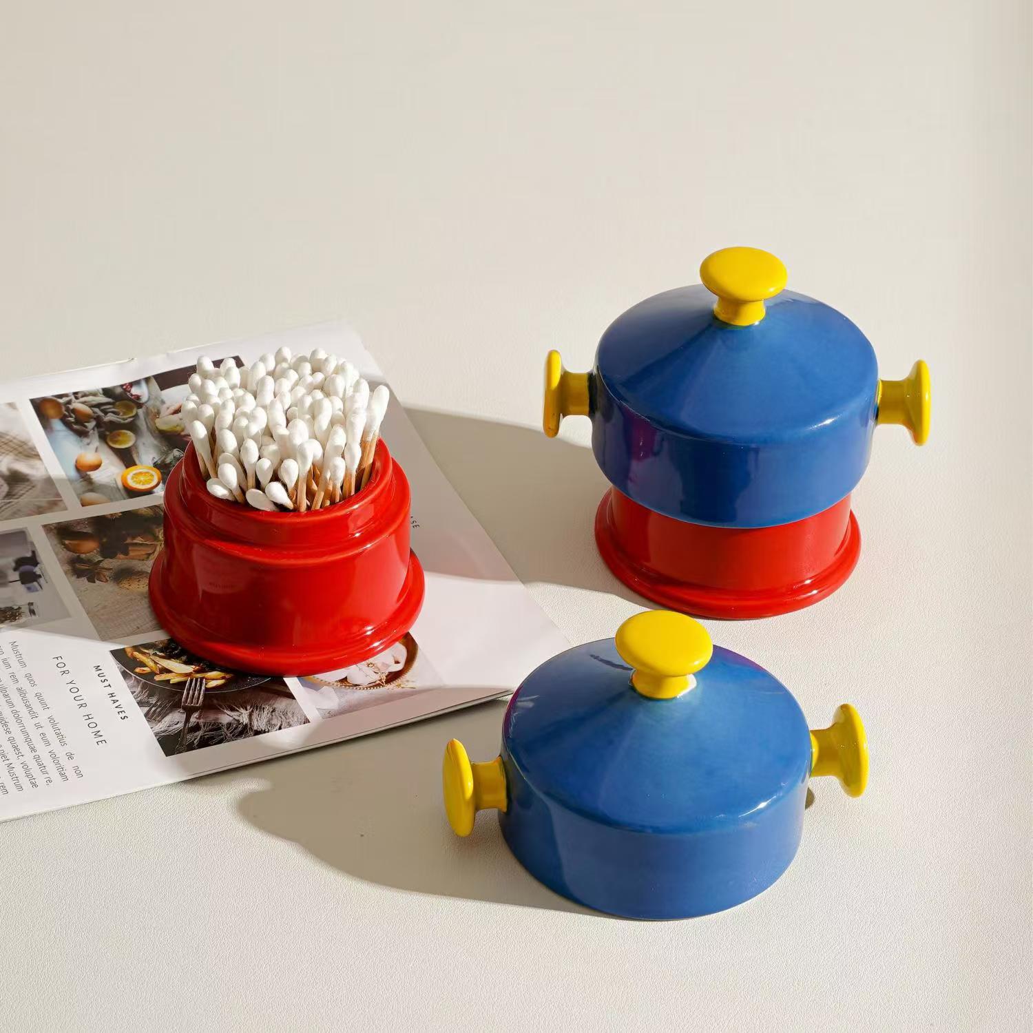 ที่ใส่ไม้จิ้มฟันเซรามิกดีไซน์โ - Home Bathroom Organizer บทวิจารณ์และราคา